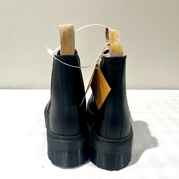 Dr. Doc Martens Vegan Quad 2976 Black Platform Boots Unisex M 10/W 11 Size Boots - Picture 7 of 7